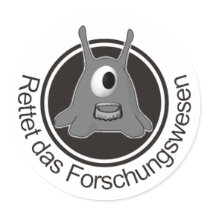 rettet das forschungswesen stickers