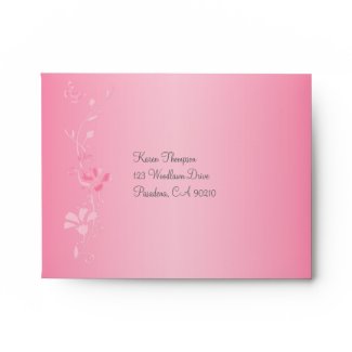 Return Address A2 Envelope for Reply Card envelope