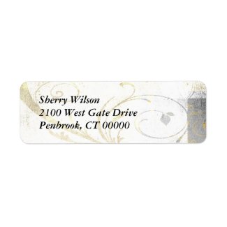 Return Address Label label