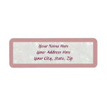 Return address label