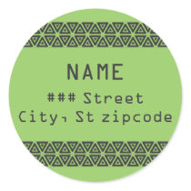 return address label - personalize stickers by rubymonkey return address label - personalize stickers