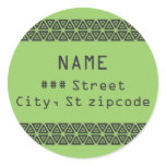 return address label - personalize stickers