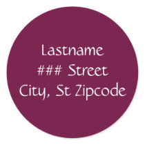 return address label - personalize stickers by rubymonkey return address label - personalize stickers