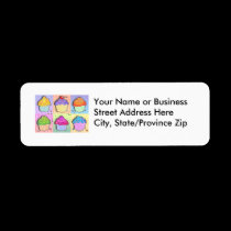 Return Address Label: POP ART CUPCAKES