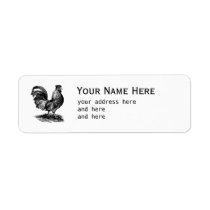 Return Address Label ROOSTER