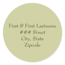 return address label stickers