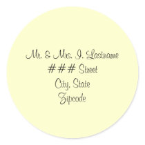return address label stickers