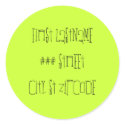 return address label stickers by rubymonkey return address label stickers