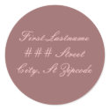 return address label stickers by rubymonkey return address label stickers