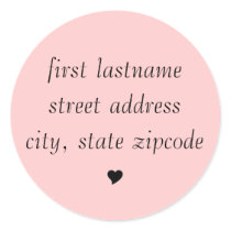 return address label stickers