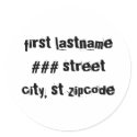 return address label stickers by rubymonkey return address label stickers