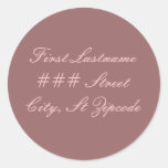 return address label stickers