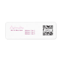 Return Address Label Template Aphrodite Spa