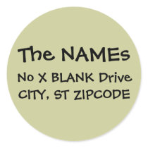 return address labels stickers