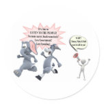 Return Congress to the People Stop Secret Meetings Round Stickers