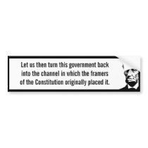 Return Government to Constitution (Lincoln) bumper stickers