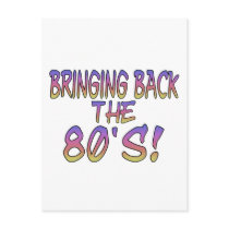 Return Of The 80's Postcards
