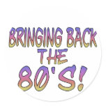 Return Of The 80's Sticker