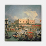 Return of the Bucintoro on Ascension Day Fridge Magnet