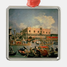 Return of the Bucintoro on Ascension Day Christmas Tree Ornament