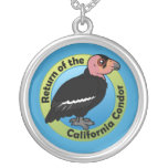 Return of the California Condor Silver Plated Necklace