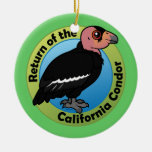 Return of the California Condor Circle Ornament