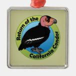 Return of the California Condor Premium Square Ornament