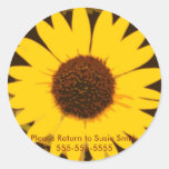 Return To Me Sunflower Lable Stickers