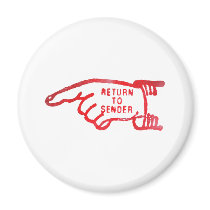 Return To Sender Fridge Magnet