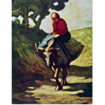 Returning Home From The Market,  By Daumier Honoré Acrylic Cut Outs
