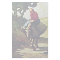 Returning Home From The Market,  By Daumier Honoré Stationery Paper
