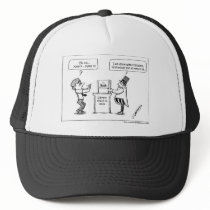 Returning The Bush Book To The Library hats