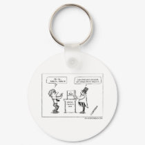 Returning The Bush Book To The Library keychains by cartoosh Returning The Bush Book To The Library keychains