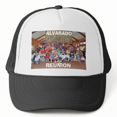 REUNION, ALVARADO TRUCKER HAT by captphrank