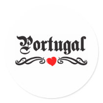 Reunion Tattoo Style Round Sticker