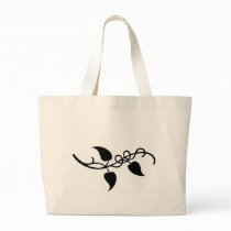 Reusable Ladies Vine Canvas Shopping Bag by kimmyklassickorner Reusable Ladies Vine Canvas Shopping Bag
