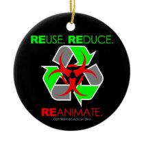 REUSE. REDUCE. REANIMATE. ornaments