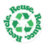 Reuse Reduce Recycle stickers