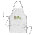 Reuse Reduce Recycle T-shirt aprons