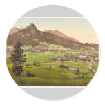 Reutte, general view, Tyrol, Austro-Hungary rare P stickers