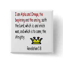 Revelation 1:8 button