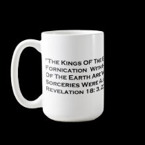 Revelation City of Babylon Mug mugs