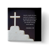 REVELATIONS 3:20 Bible Verse Pin