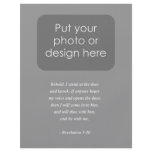 REVELATIONS 3:20 Bible Verse Personalized Flyer