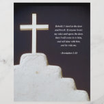 REVELATIONS 3:20 Bible Verse Flyers