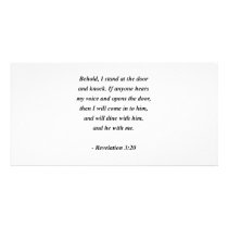 REVELATIONS 3:20 photo cards by Christianity REVELATIONS 3:20 photo cards