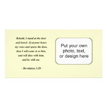 REVELATIONS 3:20 photo cards by Christianity REVELATIONS 3:20 photo cards