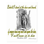 Revelations 3:20 postcards