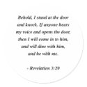 REVELATIONS 3:20 stickers