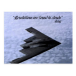 Revelations are found in clouds postcard